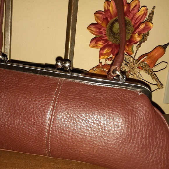 Maxximum Brown Satchel - leather-stud detail - Picture 7 of 8
